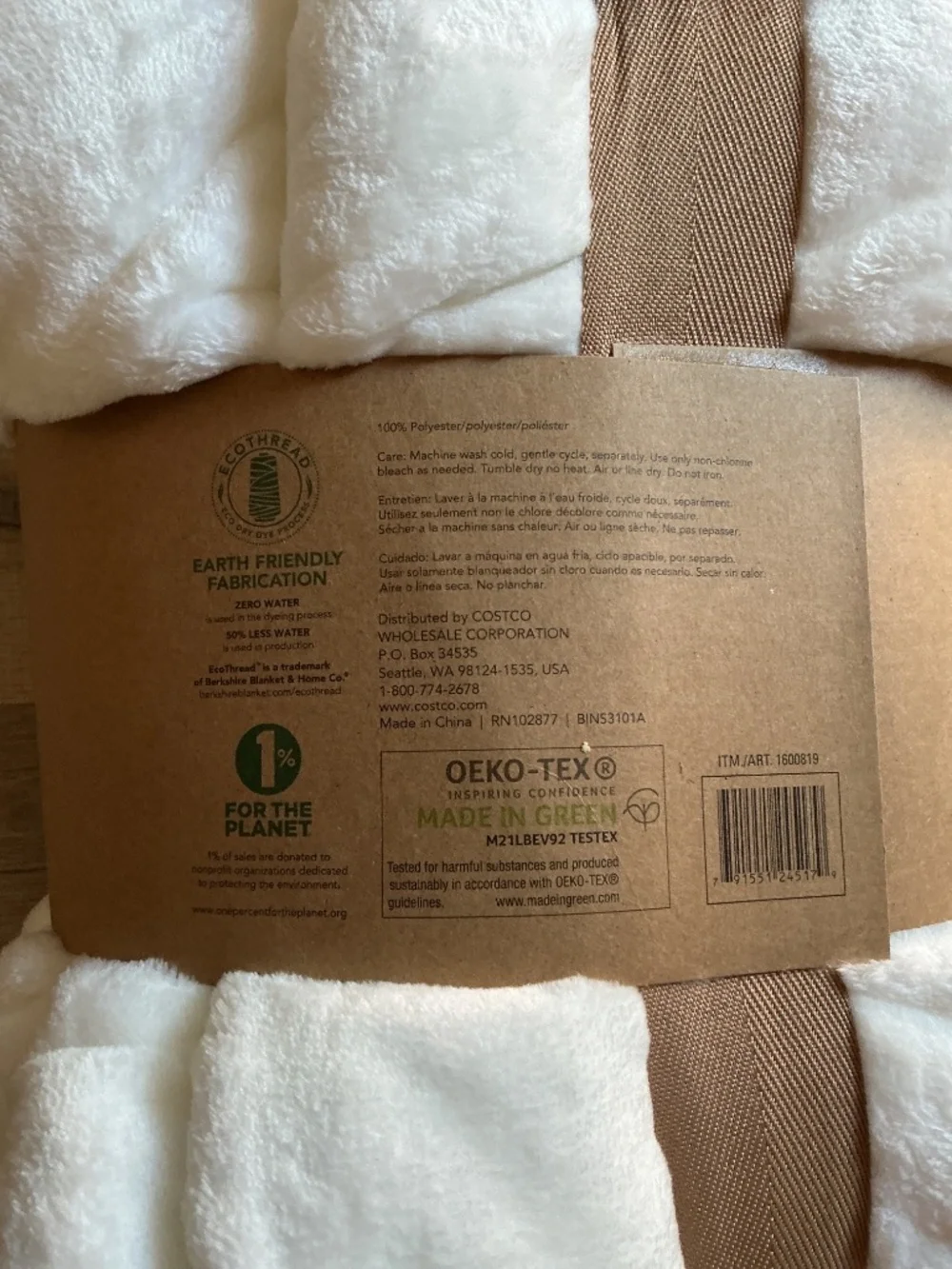 Berkshire Life Eco Soft Queen Blanket